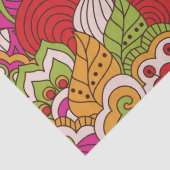 Bohoカラフルなボヘミアのモダンで腰回りが大きでシックなパターン 薄葉紙 (詳細)