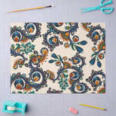 Bohoカラフルなボヘミアのモダンで腰回りが大きでシックなパターン 薄葉紙 (クラフト)