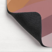 Bohoカラフル抽象芸術レトロ名 マウスパッド (コーナー)