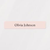 Bohoカラーキッズ防水名ラベル ラベル (デザイン1)