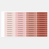 Bohoカラーキッズ防水名ラベル ラベル (シート)