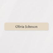 Bohoカラーキッズ防水名ラベル ラベル (デザイン1)