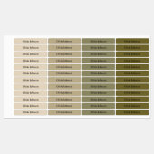 Bohoカラーキッズ防水名ラベル ラベル (シート)