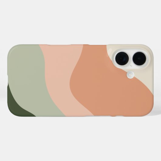 Bohoカラーフローアーチ Case-Mate iPhoneケース (裏面 (横))