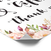 Bohoカードとギフト券のサイン ポスター (角)