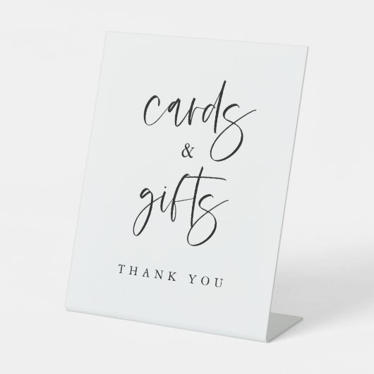 Bohoカード&ギフトテーブル台座結婚のサイン 台座サイン (正面)