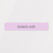 Bohoガールスクールネームラベル ラベル (デザイン1)