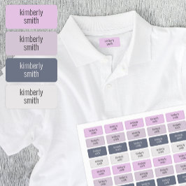 Bohoガールスクールネームラベル ラベル