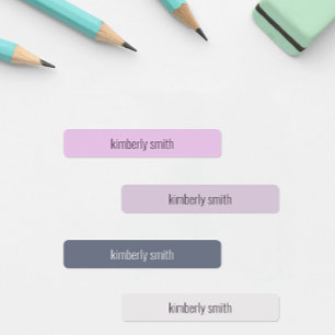 Bohoガールスクールネームラベル ラベル