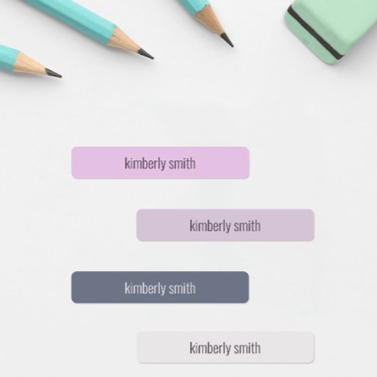 Bohoガールスクールネームラベル ラベル