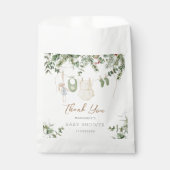 Bohoガール冬の赤ちゃんシャワーありがとう好意バッグ フェイバーバッグ (正面)