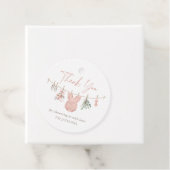 Bohoガール赤ちゃん服ベビーシャワー フェイバータグ (インサイチュ)