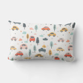 Bohoキッズカー、木と雲パターン ランバークッション (裏面)