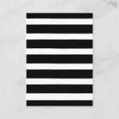 BohoキツネストライプBaby Shower Book Request エンクロージャーカード (裏面)