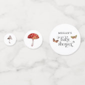 Bohoキノコ赤ちゃんシャワー コンフェッティ (裏面)