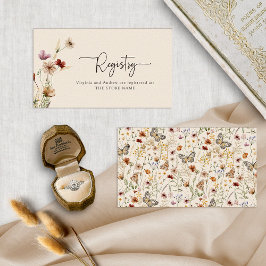 Bohoギフト登録簿 エンクロージャーカード