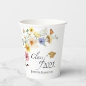 Bohoギルド山花花花花束卒業式 紙コップ (正面)