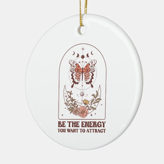 Bohoクリスマスを引き付けたいエネルギーになる セラミックオーナメント (左)