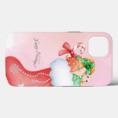 BOHOクリスマスグリーティングカード Case-Mate iPhoneケース (裏面 (横))