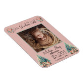 Bohoクリスマスベビー統計の誕生発表 マグネット (右側)