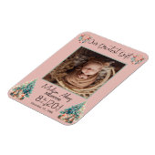 Bohoクリスマスベビー統計の誕生発表 マグネット (左側)