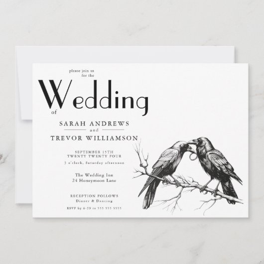 BOHOクロウ素朴恋人たち 招待状 (正面)