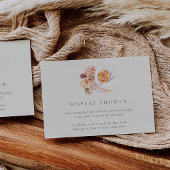 Bohoコーヒーブライダルシャワー表示シャワーカード 招待状