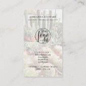 Bohoサボテンの写真ロゴのランドスケープデザイナー 名刺 (裏面)