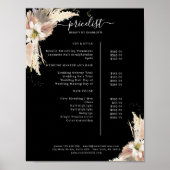 Bohoサロン価格表ポスター ポスター (正面)