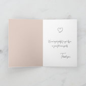 BohoサンキューカードIVFドクターズミラクルワーク サンキューカード (内部)