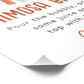 Bohoサンシャインニュートラルベビーシャワーミモササイン フォトプリント (角)