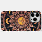 BohoサンマンダラiPhoneケース Case-Mate iPhoneケース (裏面 (横))