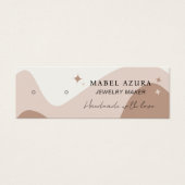 BohoシックなアーストーンジュエリーメーカーQrロゴイヤリング (正面)