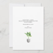 Bohoシックな植物の引っ越しました移動のお知らせ (裏面)