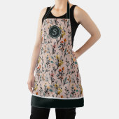 Bohoシックな雰囲気：埃っぽいバラ水色 エプロン (インサイチュ)