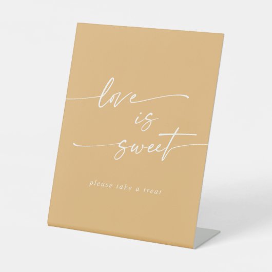 Bohoシックな黄色のマリゴールド愛は甘結婚い 台座サイン (正面)