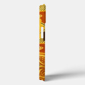 Bohoシックな黄色の花模様ケースメイト Case-Mate iPhoneケース (裏面 / 右)