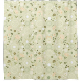 Bohoシックセージのシャワーカーテンリラックス- & 自然 シャワーカーテン