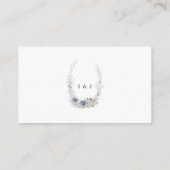 Bohoシックビーチ宛先ウェディングギフトレジストリ エンクロージャーカード (裏面)