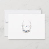 Bohoシックビーチ宛先ウェディングRSVPカード 出欠カード (裏面)