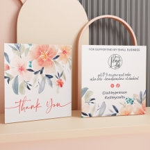 Bohoシックフローラの水の色の感謝してい順序あなた