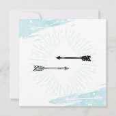 Bohoシック写真卒業発表 案内状 (裏面)