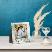 Bohoシック埃っぽいブルー金ゴールド写真プラーク フォトプラーク (インサイチュ)