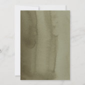 Bohoシック熱帯ブライダルシャワーインビテーション 招待状 (裏面)