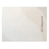 Bohoショッピング一覧メモ帳 ノートパッド (正面)