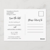 Bohoシンプル日救付け写真はがき ポストカード (裏面)