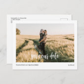 Bohoシンプル日救付け写真はがき ポストカード (正面/裏面)