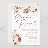 Bohoジェンダーがパンパと招待状を明かす 招待状 (正面)