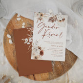 Bohoジェンダーがパンパと招待状を明かす 招待状