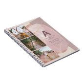 BOHOジャーナルギフトパーソナライズされた抽象芸術赤面シック ノートブック (右側)